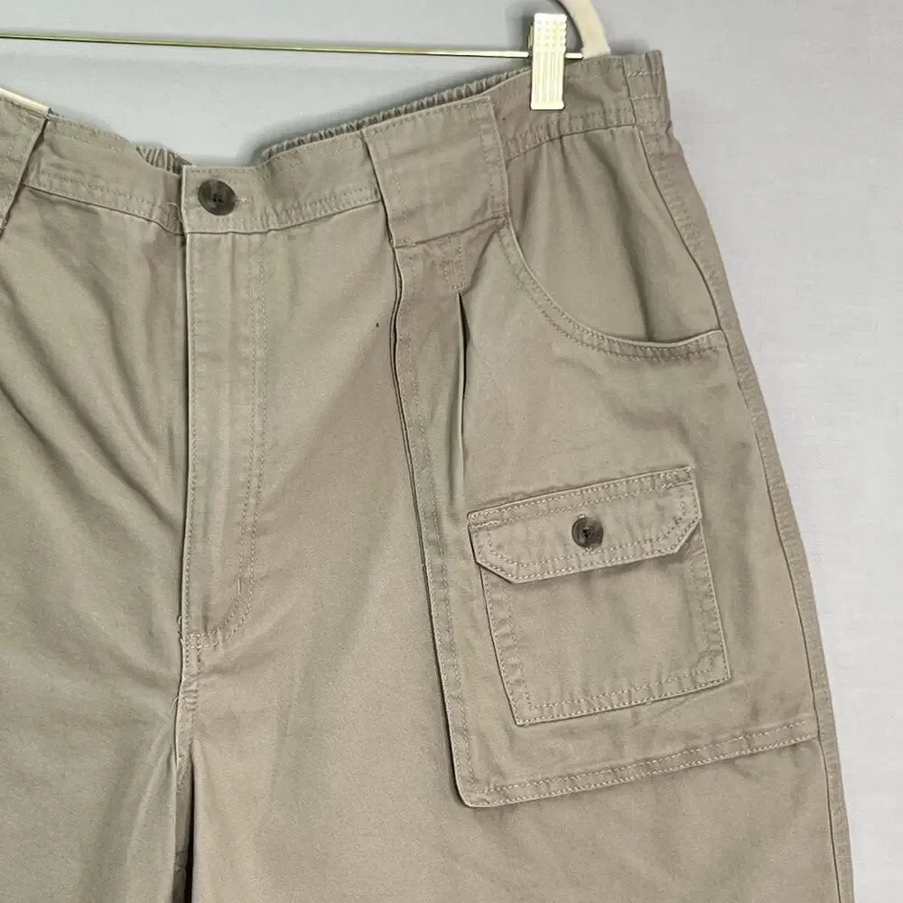 Red Head Brand Co Shorts Mens 42 Khaki Beige Beachcomber Cargo Flat Front‎